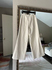 1970s cotton poly bell bottom pants