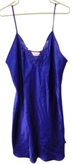 Vintage Sears Just For Women 1X Purple Satin Nightgown Chemise Sleepwear Nightie