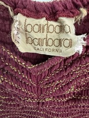 ORIGINAL Vintage Barbara Barbara California Strapless Palazzo Size XS/S 70s/80’s