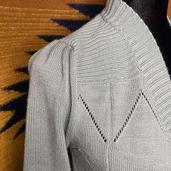 Vintage Ardee Open Knit Cardigan Sweater. Medium. Bell Cuffs. Acrylic. Boho.