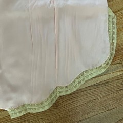 Vintage Sexy Lingerie 1930’s 40’s pink silky pants lace lingerie boudoir shorts