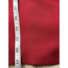 Vintage Ann Taylor Red Structured Short Sleeve Midi Secretary Dress Size 14