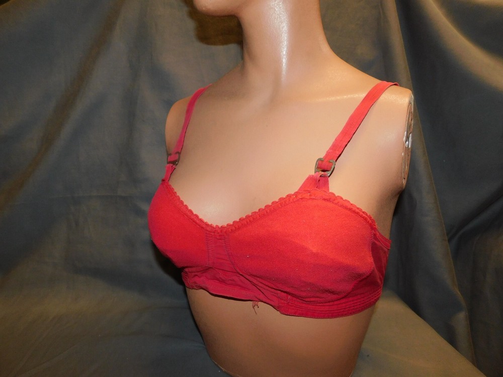 Vintage Bra 50’s RED LOVEABLE 34 A/B #15