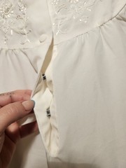 Vintage Hand Embroidered Nightgown Best Quaility Sz 36