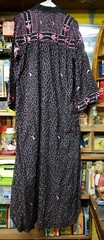 Ramona Rull Dress Pakistan Ethnic Boho Mirror Work Pink & Black Vintage