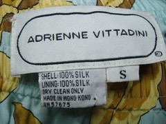 Vintage NWT Adrienne Vittadini 100% Silk Pencil Skirt Women’s Size Small