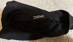 VTG Vanity Fair NWOT Solid Black #13-004 Hi-Cut Brief size 6