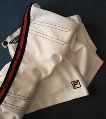 Vintage 80’s FILA WHITE LINE TENNIS SKIRT woman size 46-M Made in Italy RARE