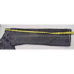 Vintage Levis Black 501 Jeans 28 x 35 90s Straight Leg Fade Made in USA c.1998