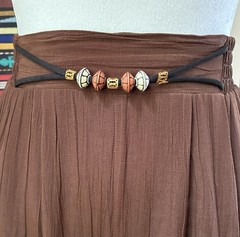 Vintage 90s Brown Melrose High Waisted Wide Leg Culottes Shorts size S USA Made