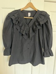 Vintage Country Line Dance Black Malco Modes Black Top Swing Dancing – XL