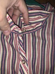 MISS FASHIONALITY Size 38 Medium Made In USA 90s BUTTON-UP Crop Top sleeveless