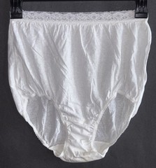 Warner’s 55119 Y2K Brief High Waist Cotton White 5 S Panty Bikini Underwear