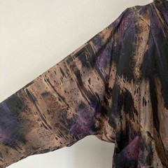 Vtg Red’s Threads Jacket Hand Dyed Hippie Art to Wear S M L XL One Size