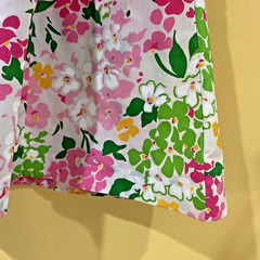 New! VTG Rosemary Long For New Perspective Dress 1960s Spring Flowers Size 14