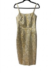 Unique Vintage Small Barbie Gold Brocade Dress