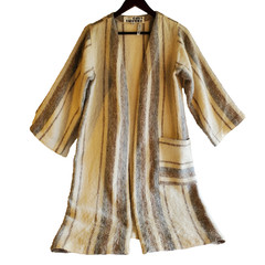 1970s Vintage Cathy Hardwick Bonwit Teller Size 10 Mohair Cardigan/Robe