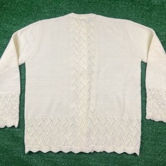 NWT Vintage Sidney Gould 60s Its Pure Gould Yellow Sweater Womens Size 42 NEW