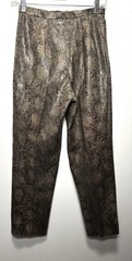 Y2K Harve Benard Snakeskin High Waist Pant Set 2pc XS/S Cocktail Party Night Out
