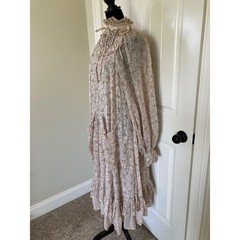 Vintage Gunne Sax by Jessica McClintock Size M Floral Prairie Dress High Neck LS