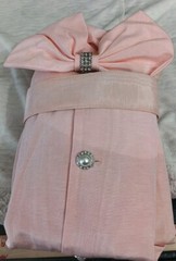Vintage 80s Skirt Set Pretty In Pink Peplum Belt Bow Puff Sleeve Pantagis Sz 12P
