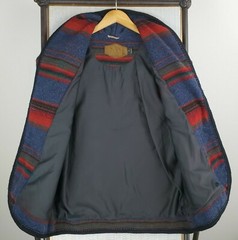 VTG WOOLRICH Size Medium Womens Made in USA Wool Southwest Barn Chore Coat