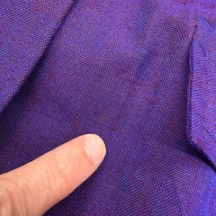 Vintage Purple Skirt Suit Jacket Top Set Mid Century Handmade Workwear 1960s