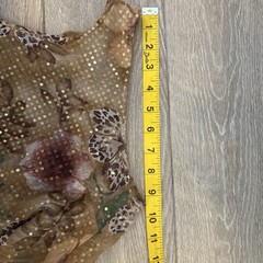 VINTAGAE ROBBIE BEE FLORQL 100% SILK DRESS