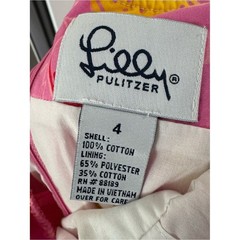 NWT Vintage White Label Lilly Pulitzer Candy Marzipan Dress size 4