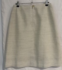 Lovely vintage 1960s/1970s textured oatmeal FLETCHER JONES skirt