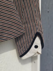 Vintage 1940s Striped Skirt Suit Set