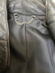 Jota U Cueros Leather and Suede Bat Wing 1980s Jacket Size L ArgentinaL(J14)