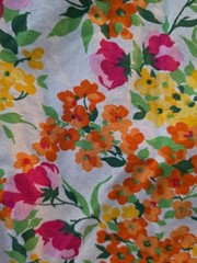 Vintage Multicolor Floral Grand Design Housecoat – Size M