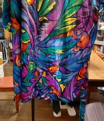 Rose Marie Reid Vintage 1980s Swimsuit Cover-up Short Robe Size Medium USA