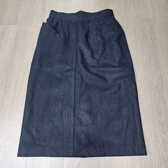 Auth Vtg Thierry Mugler Lined Wool Skirt Eu 36