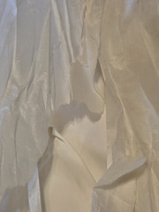 Vintage Ivory Union Label Wedding Dress With Juliette Cap Veil Ecru Lace Size 8
