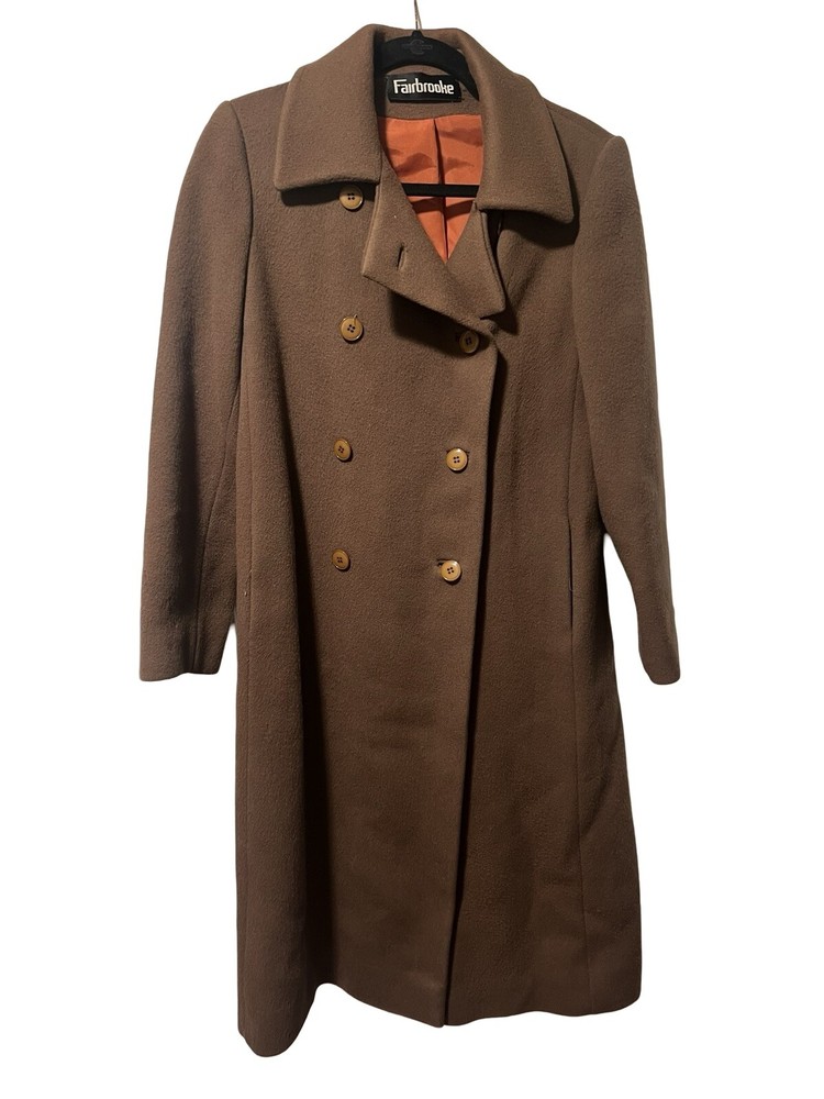 Vintage Wool Coat John Wanamaker Fairbrooke Size 8 Made In USA