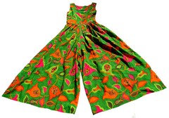 SUN FASHIONS of HAWAII Vintage Women’s Palazzo Pants Sleeveless Jumpsuit – Sz S