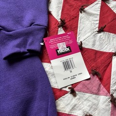 Vintage Tultex Blank Purple Crewneck Women’s 3XL NOS Deadstock