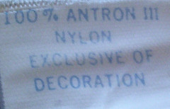 Vintage 70’s? White Antron III Nylon Full Slip Lace Trim Split Side Size 40